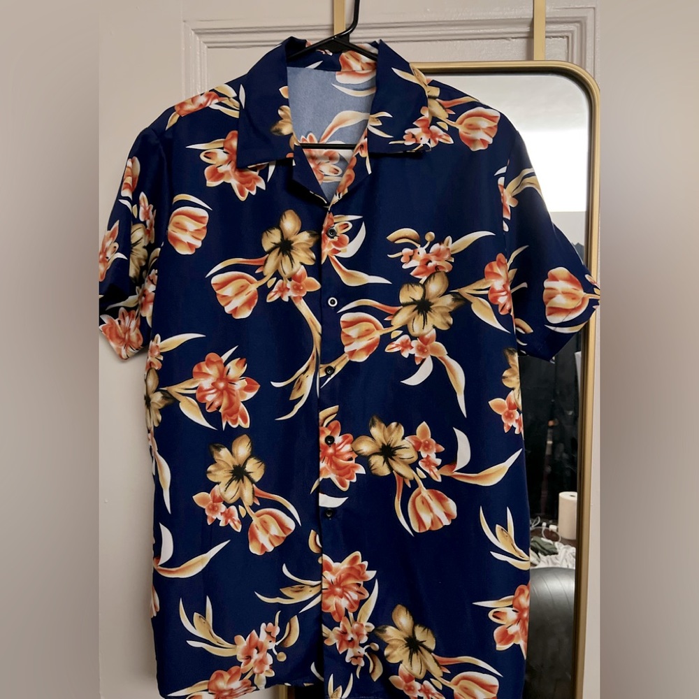 Navy blue dress shirt